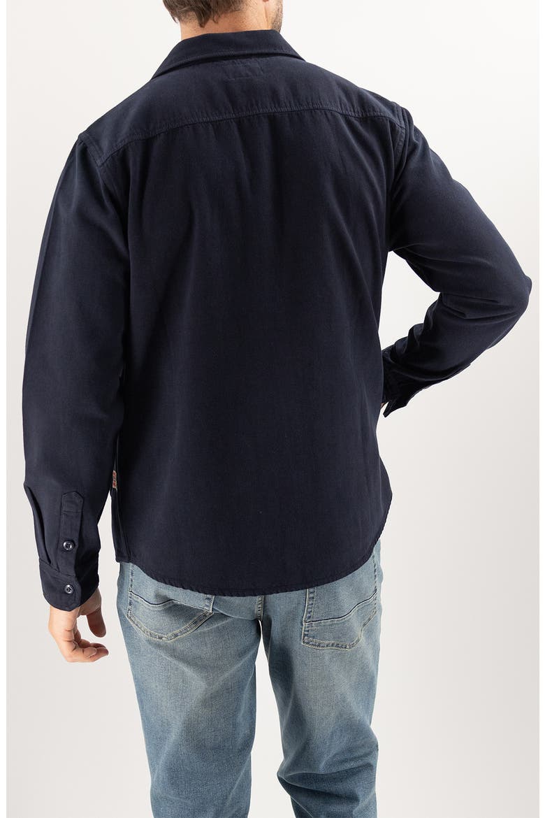 Cotton Canvas Shirt Jacket, Alternate, color, NIGHT SKY