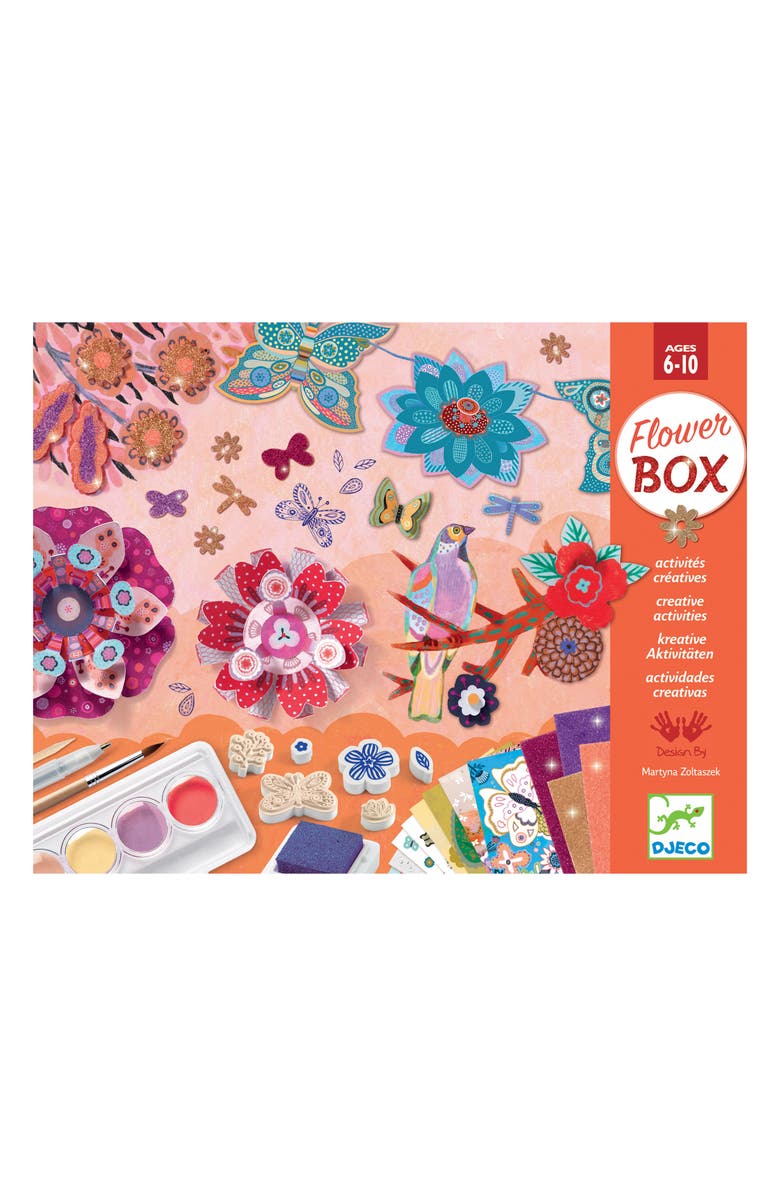 Djeco The Flower Garden Activity Kit, Main, color, 