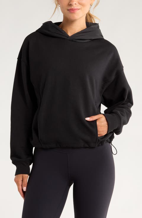 Hybrid Mixed Media Hoodie