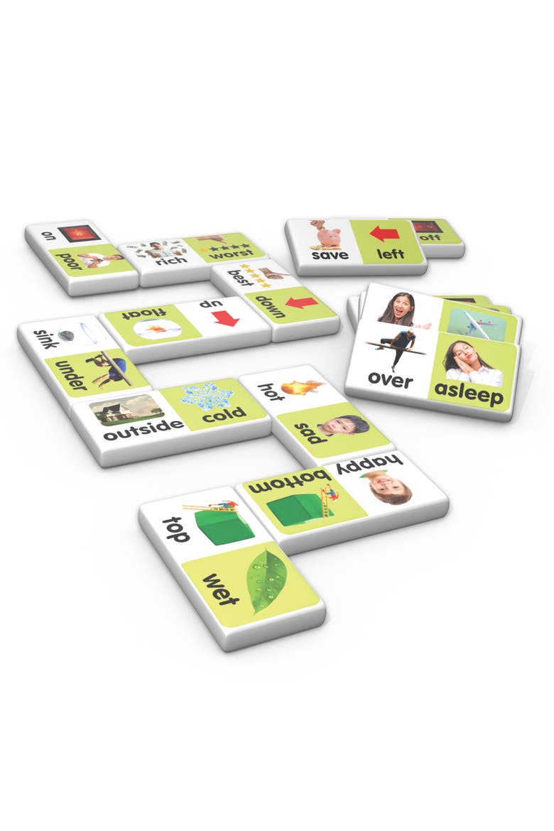 Antonyms Dominoes, Alternate, color, Multicolored