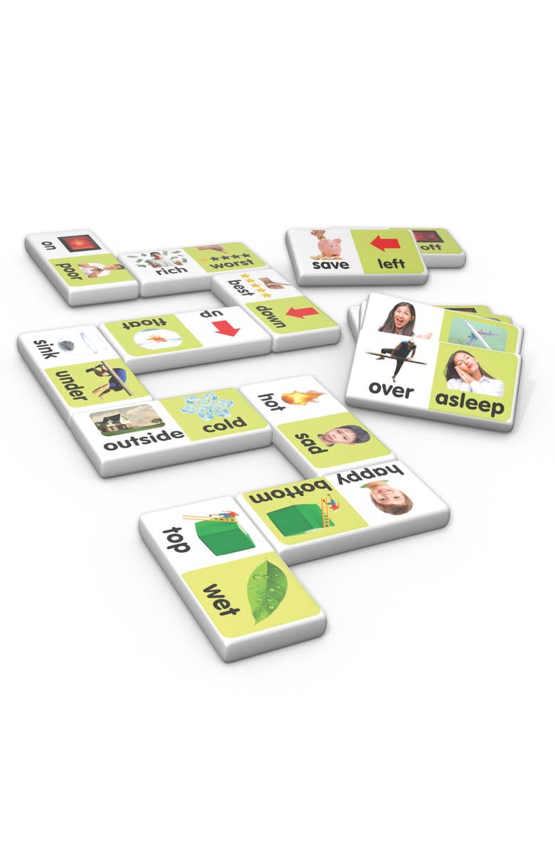 Junior Learning Antonyms Dominoes, Alternate, color, Multicolored