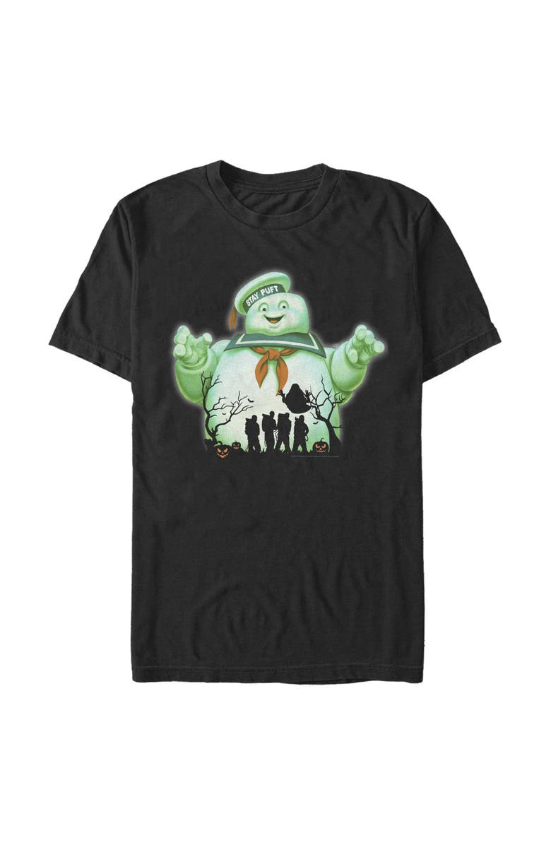 Ghostbusters Men's Ghostbusters Halloween Stay Puft Marshmallow Man Graphic T-Shirt, Main, color, Black