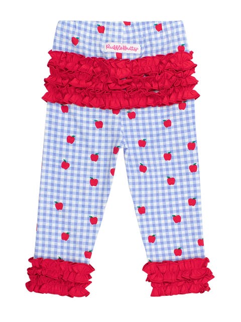 Baby Girls Ruffle Leggings with Signature Rear Ruffles