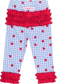 RuffleButts Baby Girls Ruffle Leggings with Signature Rear Ruffles
