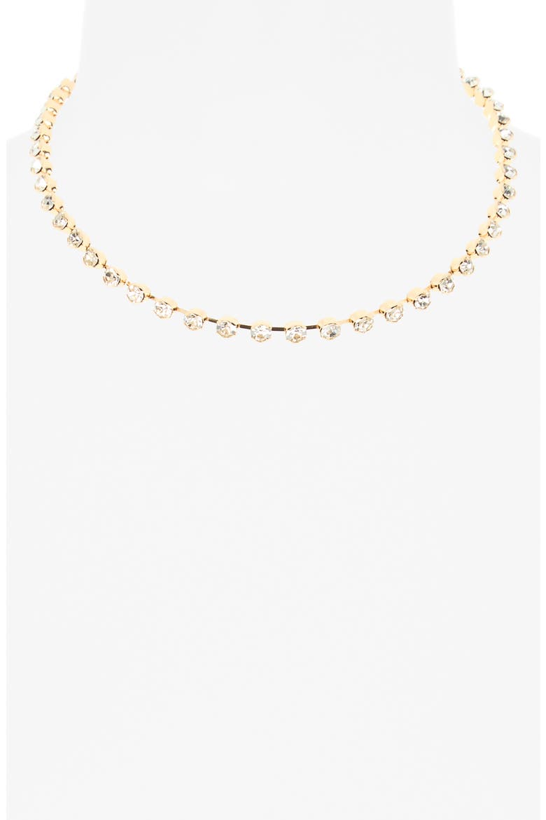 Crystal Collar Necklace, Alternate, color, CLEAR