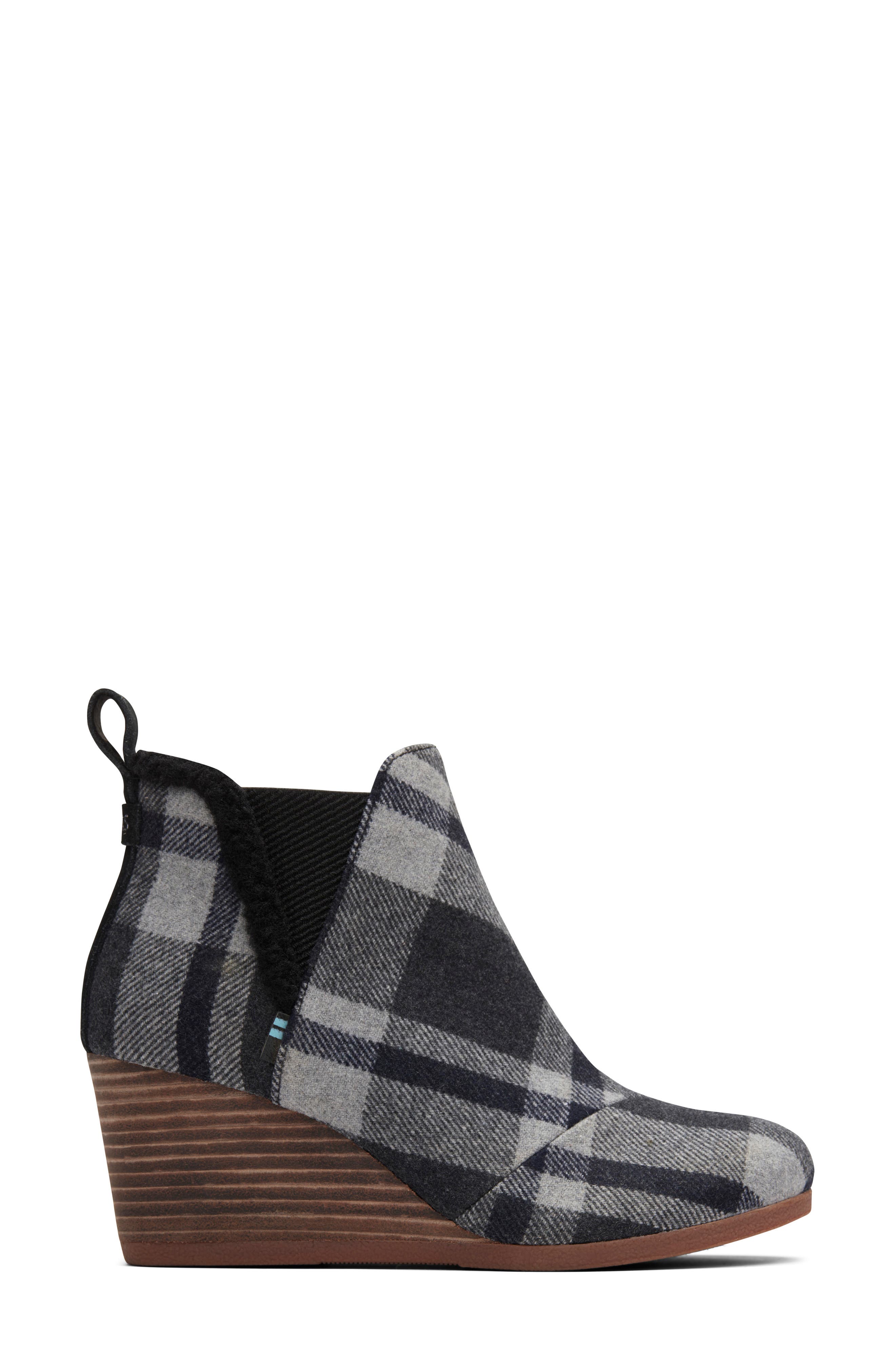 TOMS Kelsey Wedge Bootie, Alternate, color, 