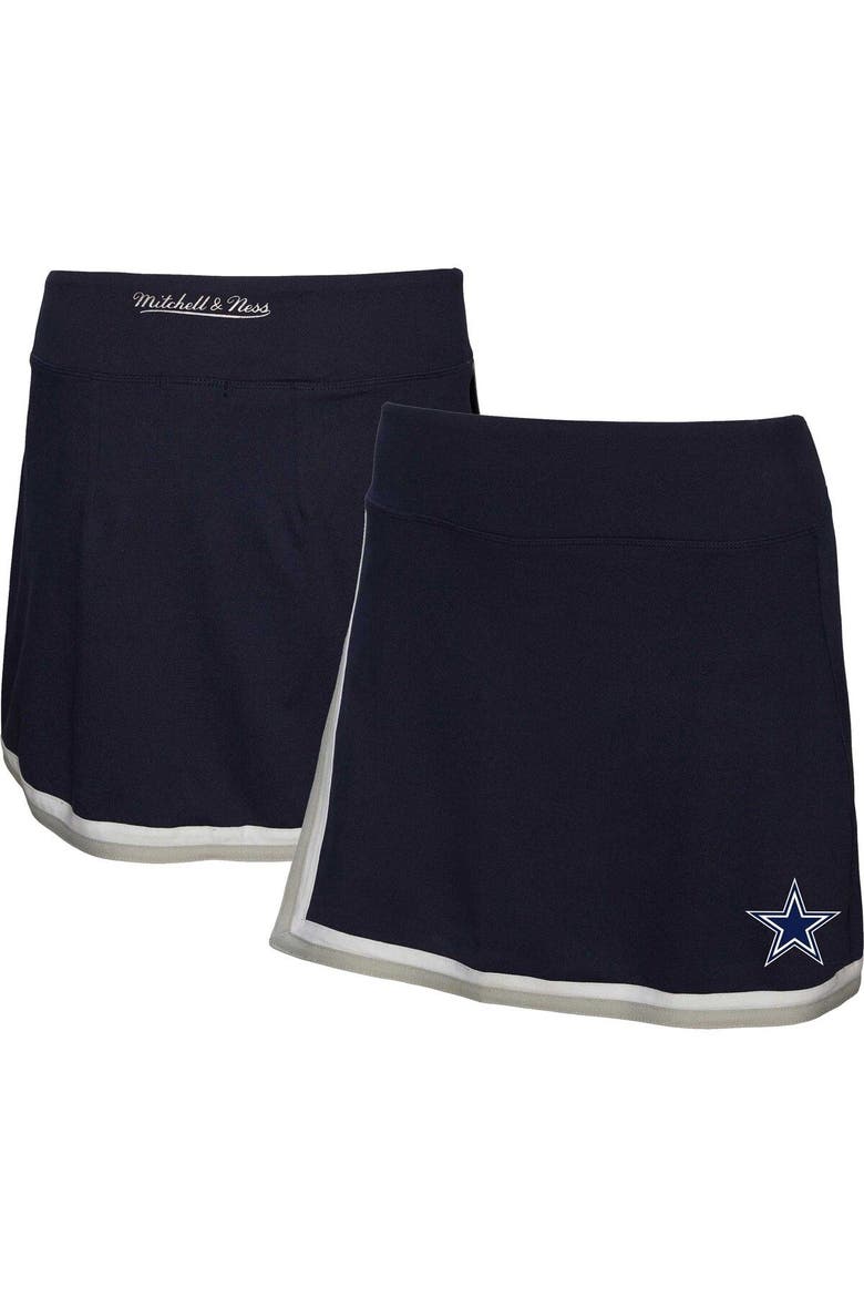 Women's Mitchell & Ness Navy Dallas Cowboys Skort, Main, color, Navy