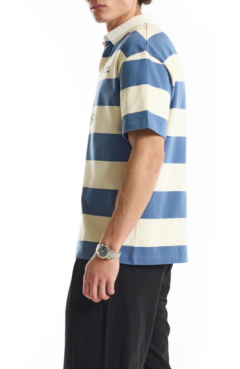 VOUSETI Post Game Stripe Cotton Polo, Alternate, color, 