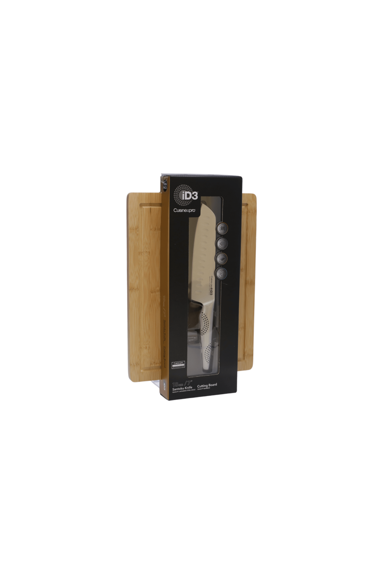 iD3® Santoku 7" & Board Set, Alternate, color, Silver