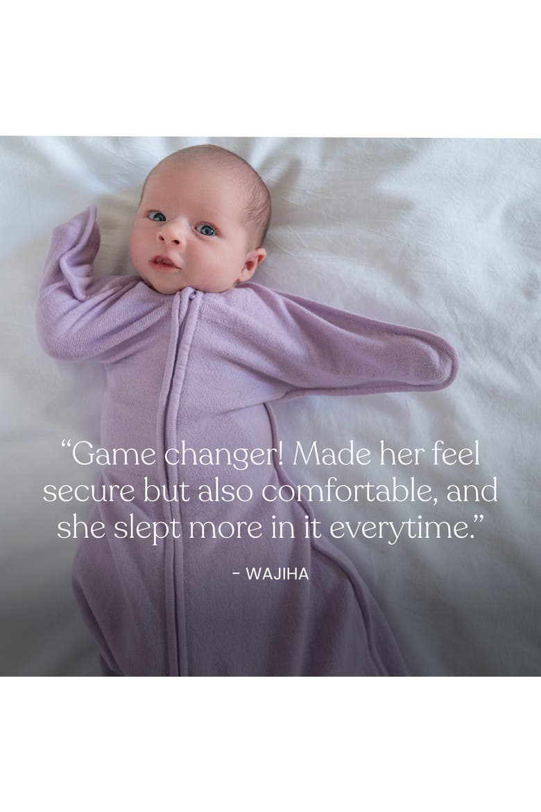 SleepSack SwaddleStretch, Arms Up or Extended Arms, Newborn Baby Swaddle, Alternate, color, Lavender