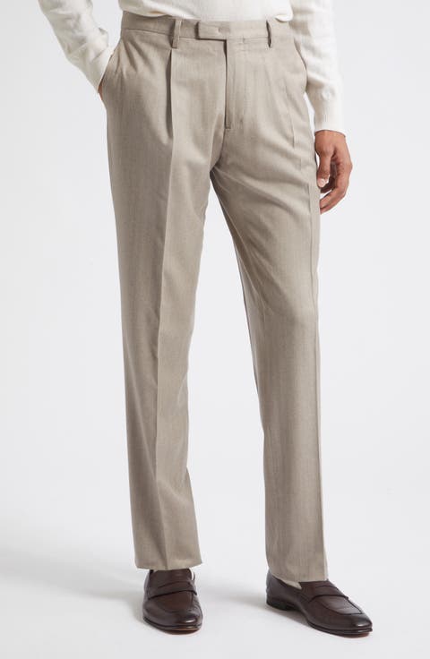 Herringbone Stretch Virgin Wool Suit