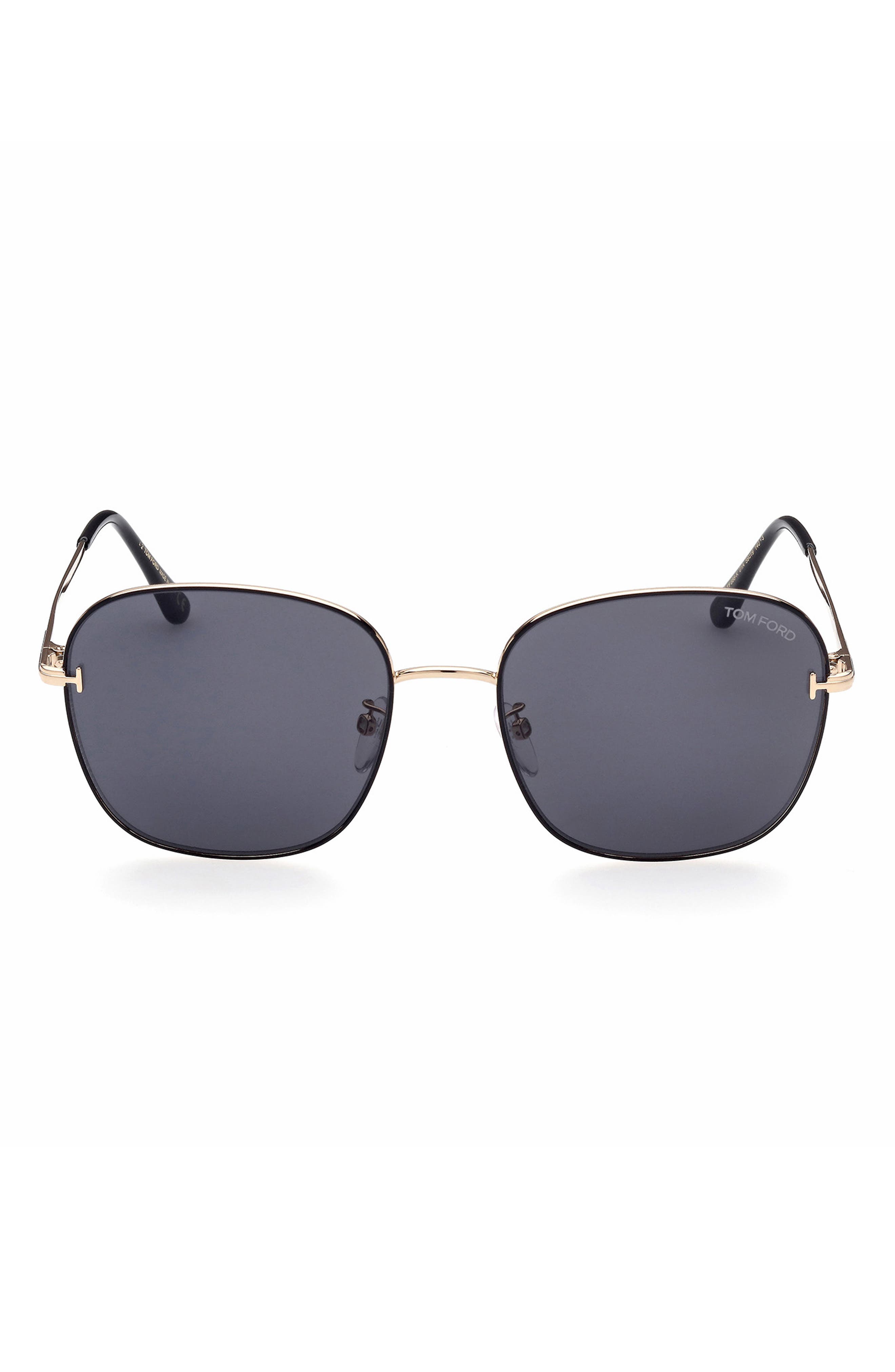 TOM FORD 59mm Round Sunglasses