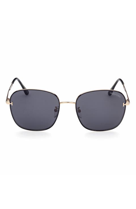 59mm Round Sunglasses