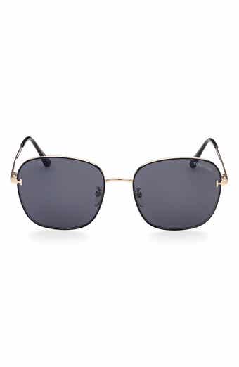 TOM FORD 59mm Round Sunglasses