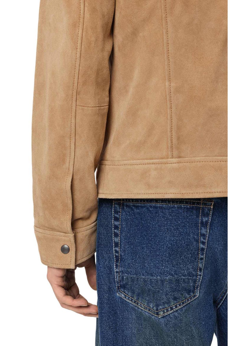 Rhone Suede Jacket, Alternate, color, DESERT BROWN
