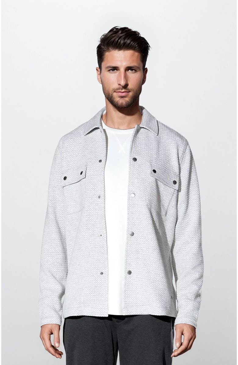 Ledger & Ford Quilted Arcadia Jacket, Main, color, Light Grey