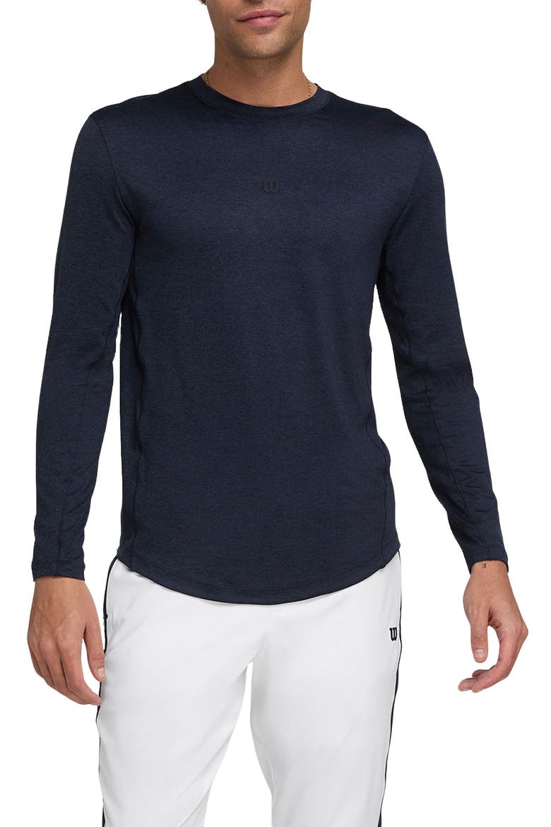 Everyday Performance Long Sleeve T-Shirt, Main, color, CLASSIC NAVY
