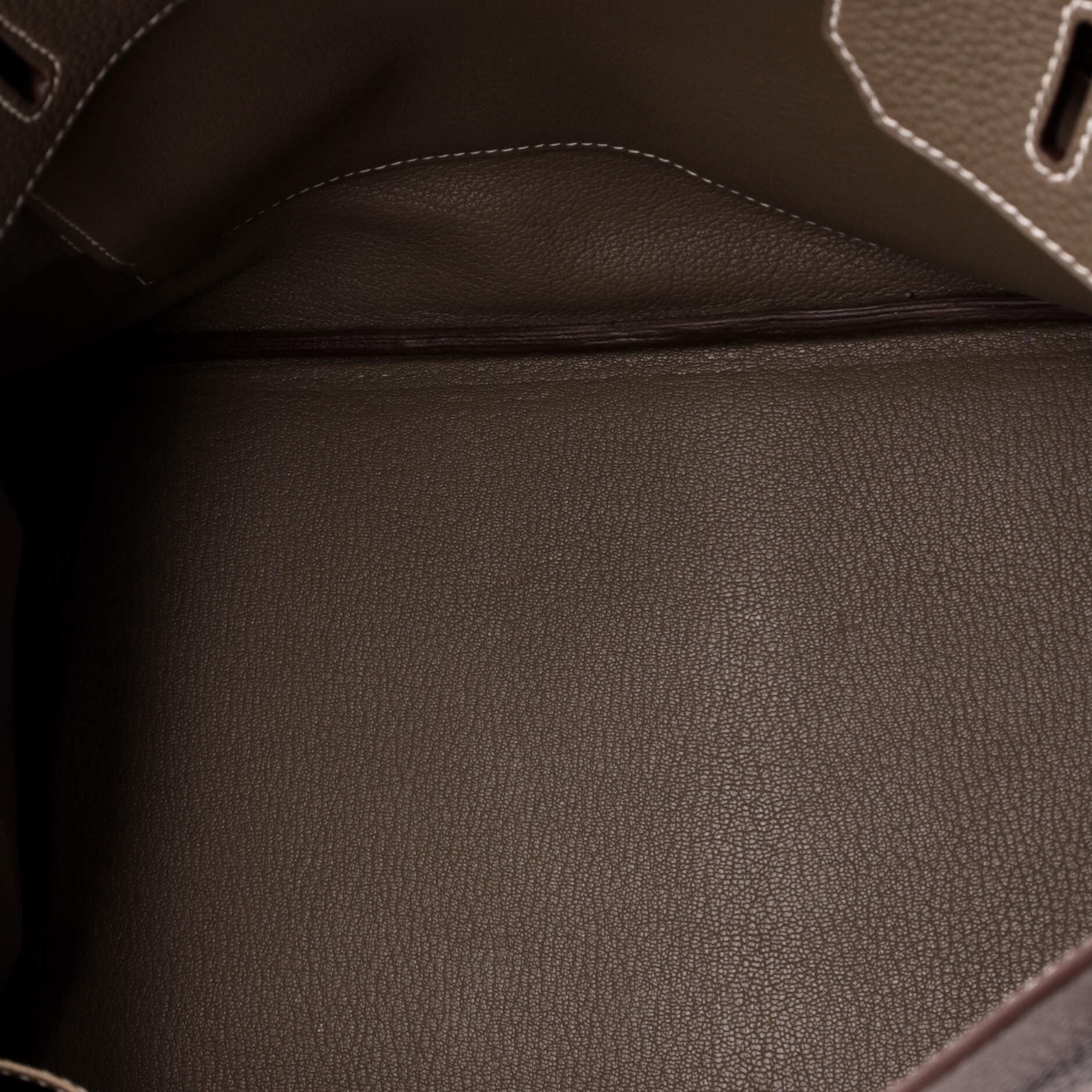 Pre-Owned Hermes Birkin Handbag Grey Clemence with Palladium Hardware 35, Alternate, color, Etoupe