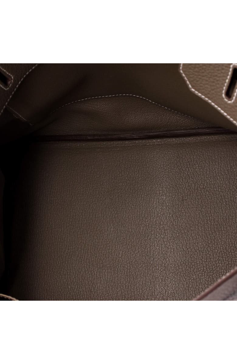 Pre-Owned Hermes Birkin Handbag Grey Clemence with Palladium Hardware 35, Alternate, color, Etoupe