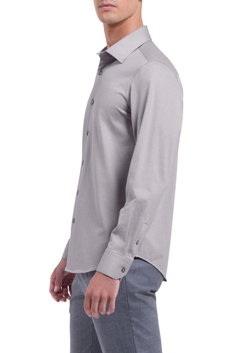 James OoohCotton® Button-Up Shirt, Alternate, color, CEMENT