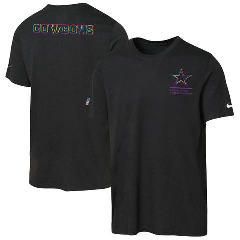 Youth Nike Black Dallas Cowboys 2025 NFL Crucial Catch Tri-Blend Dri-FIT T-Shirt