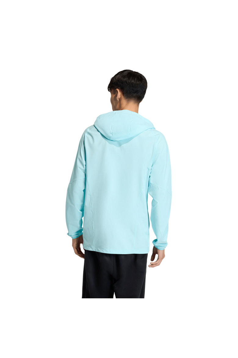 Men's adidas  Light Blue Chicago Fire Tiro Travel Full-Zip Hooded Windbreaker, Alternate, color, Light Blue