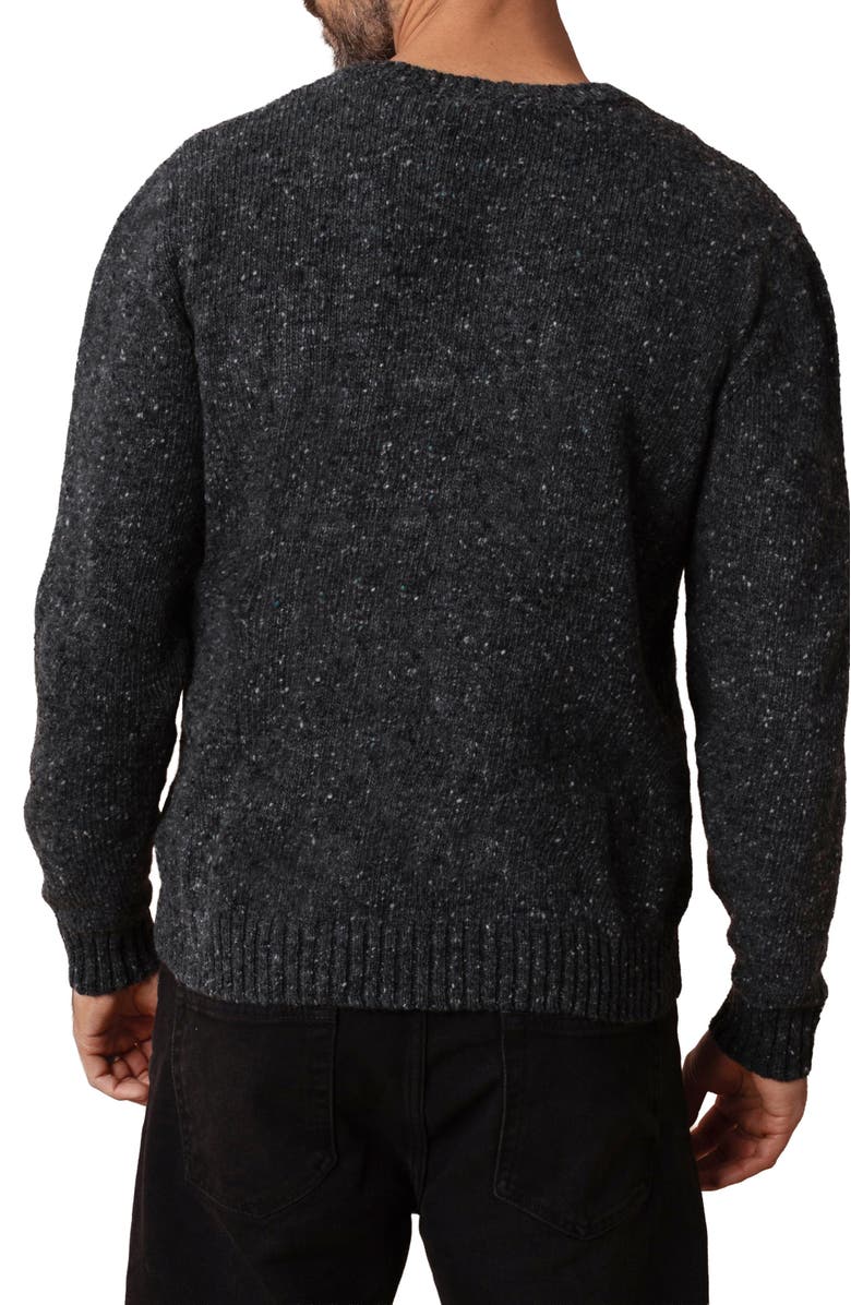 Celtic & Co. Donegal Crew Neck Sweater, Alternate, color, Slate