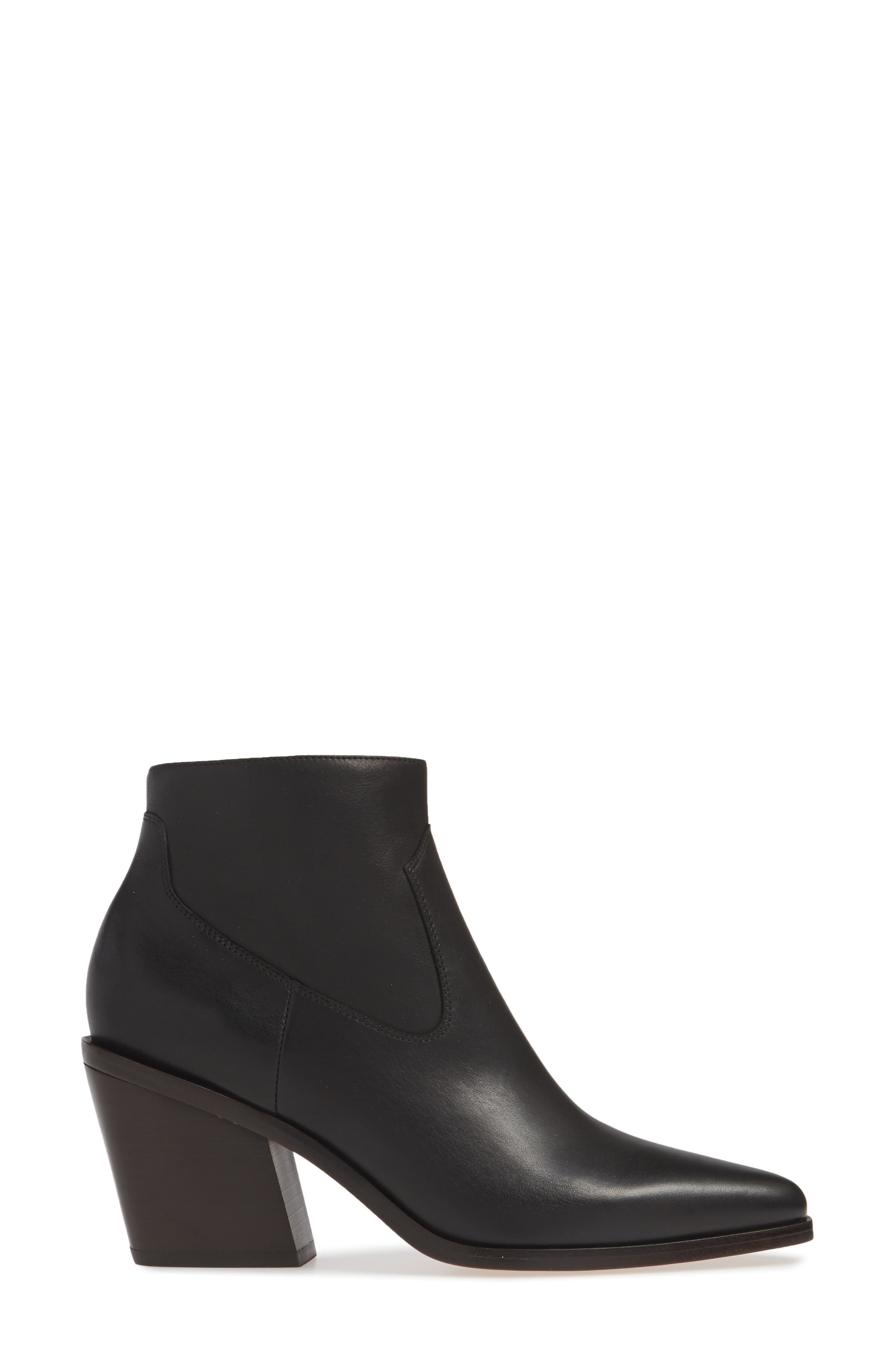 rag & bone Razor Western Bootie, Alternate, color, 