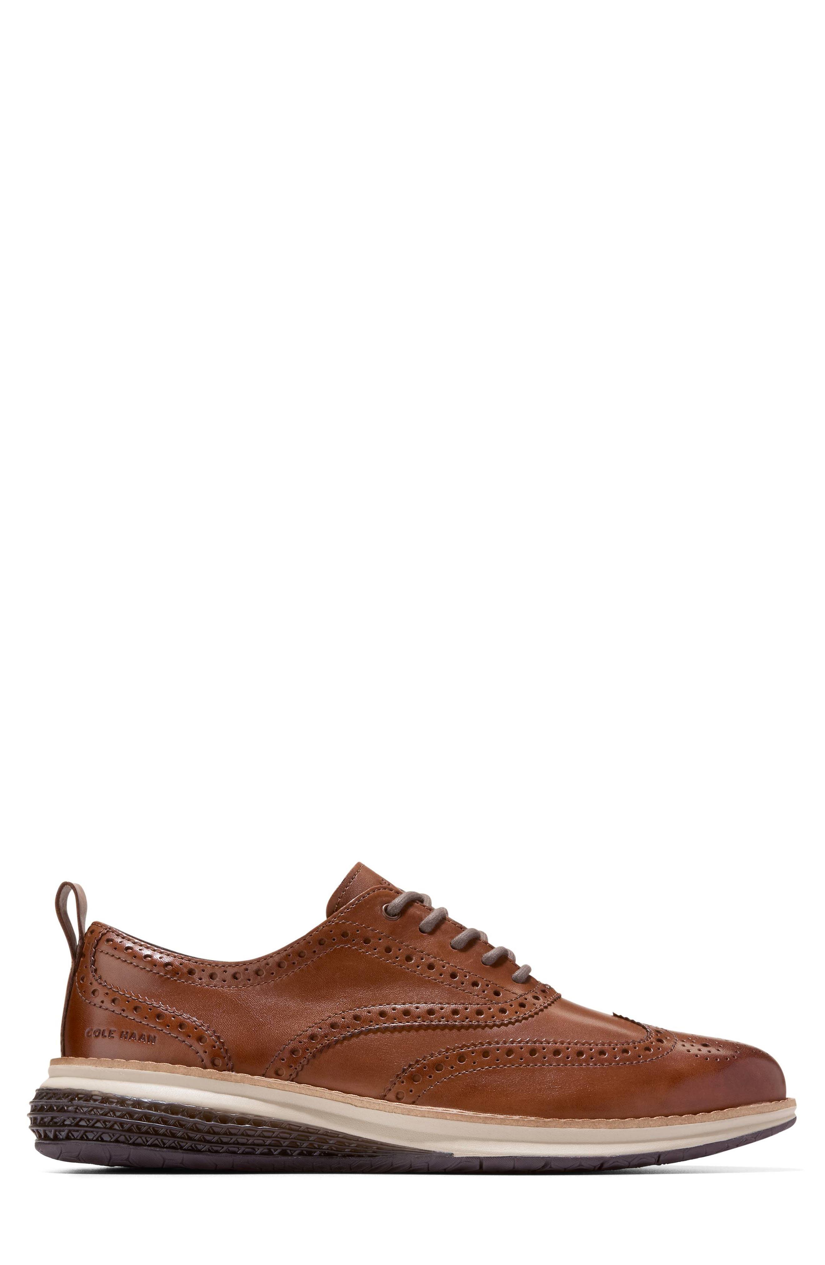 Cole Haan OriginalGrand Energyweave Wing Oxford, Alternate, color, British Tan Ivory