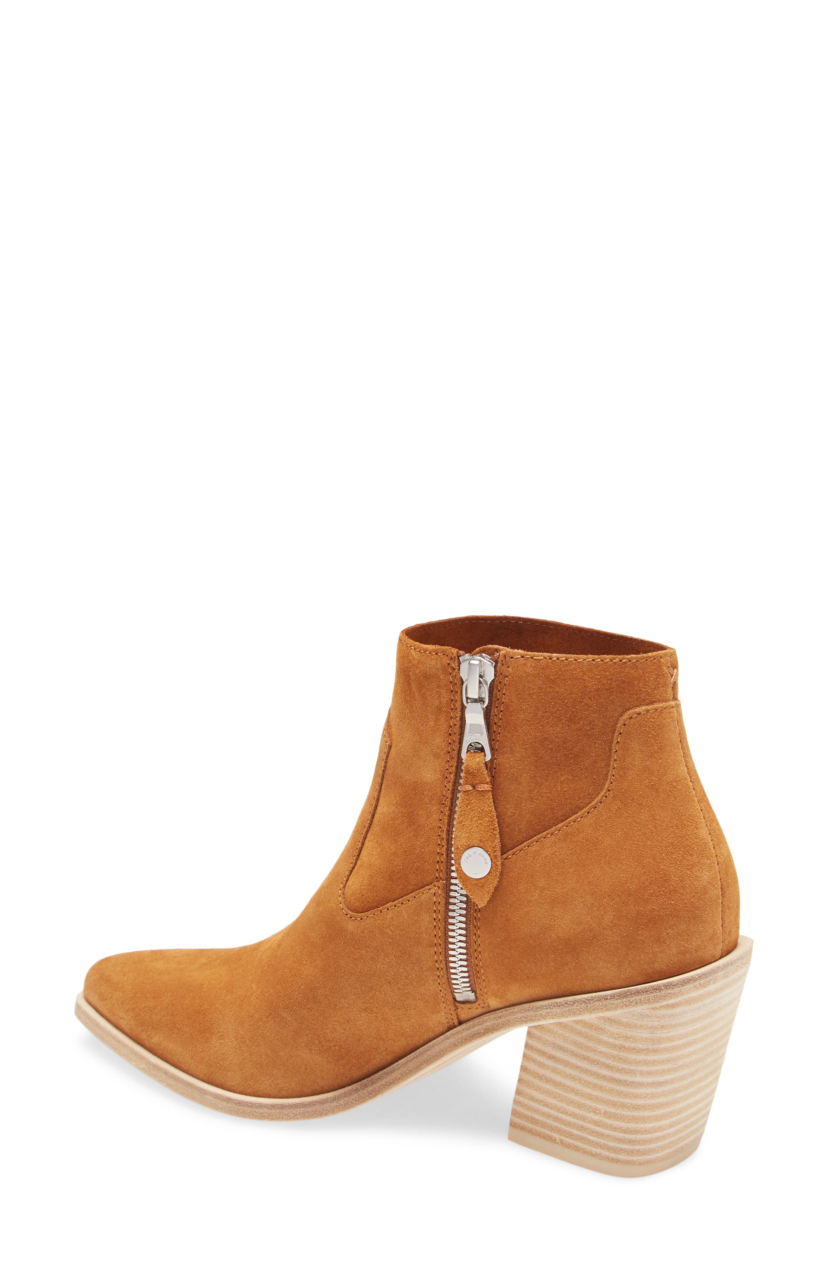 Razor Western Bootie, Alternate, color, TOBACCO SUEDE