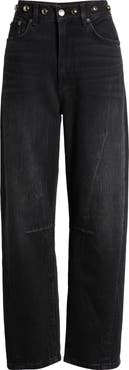 Rails Samo Stud Detail High Waist Jeans