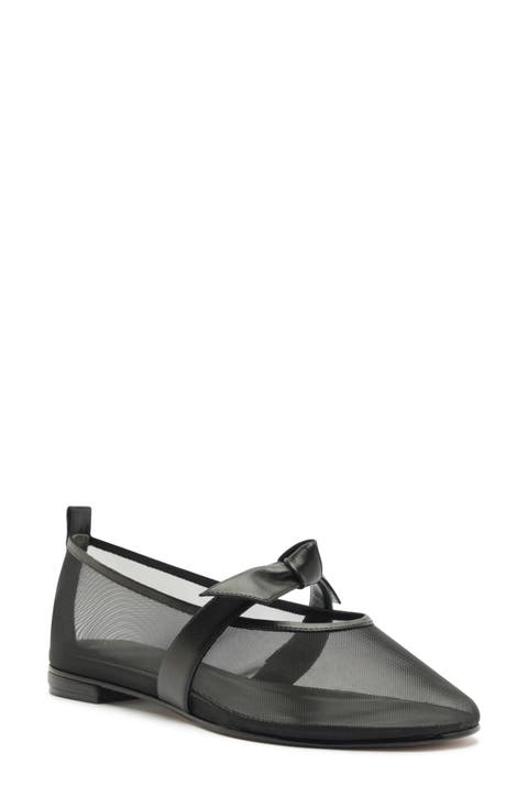 Clarita Ballerina Mary Jane Flat (Women)
