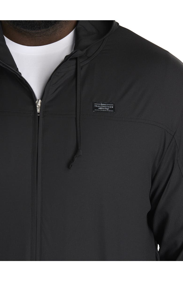 TravisMathew Fit By DXL Big & Tall Wanderlust Hoodie, Alternate, color, Black