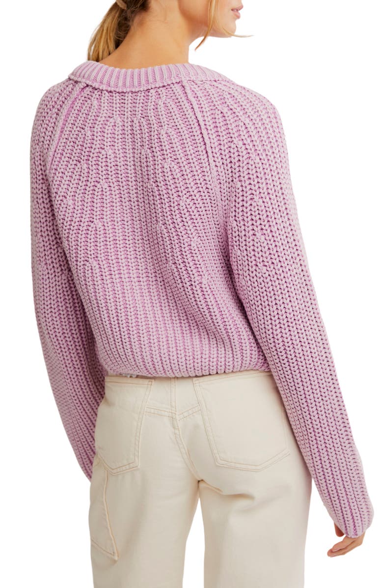 Free People Sweet Nothing Cotton Cardigan, Alternate, color, Spring Fling