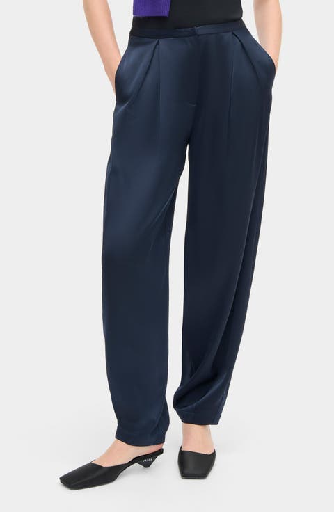Millicent Satin Wide Leg Trousers