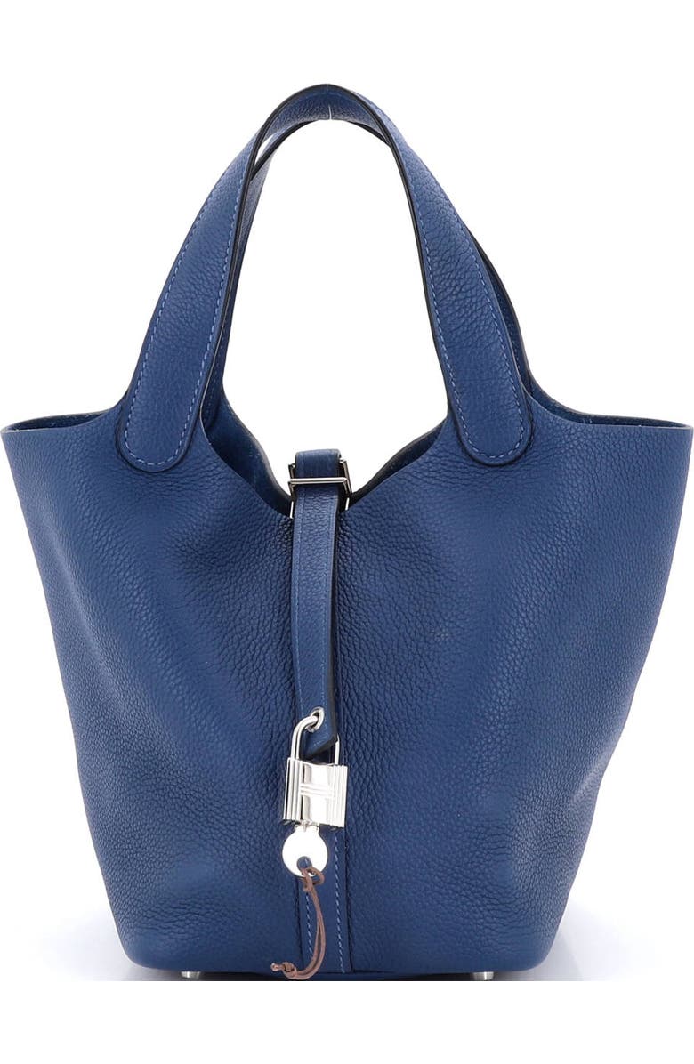 Pre-Owned Hermes Picotin Lock Bag Maurice PM, Main, color, Deep Blue