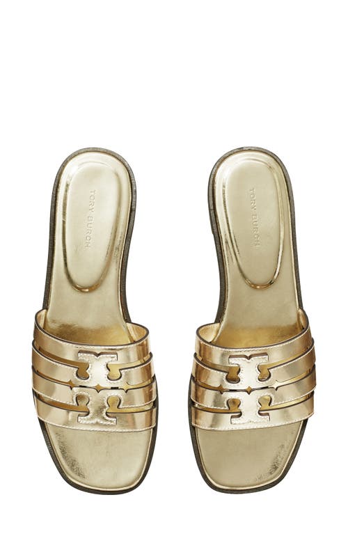 Tory Burch Ines Slide In Spark Gold/spark Gold