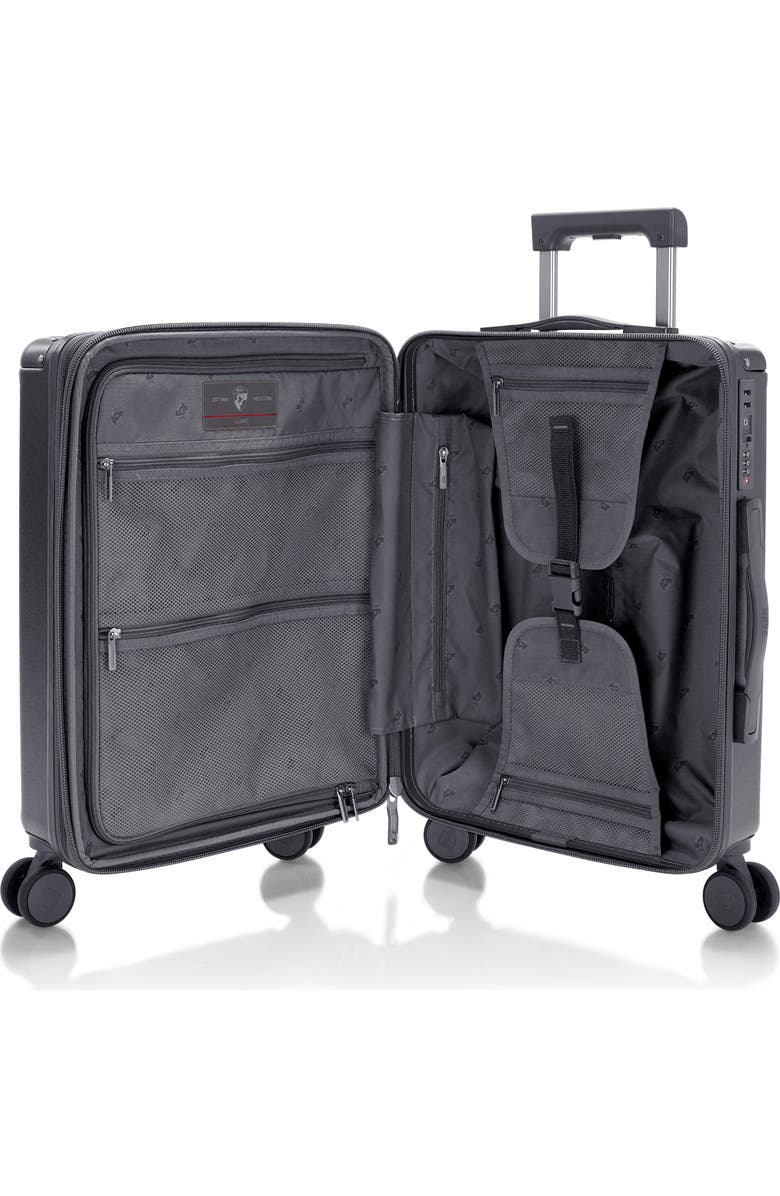 Heys Luxe 21 Inch Carry-on Luggage, Alternate, color, Gunmetal