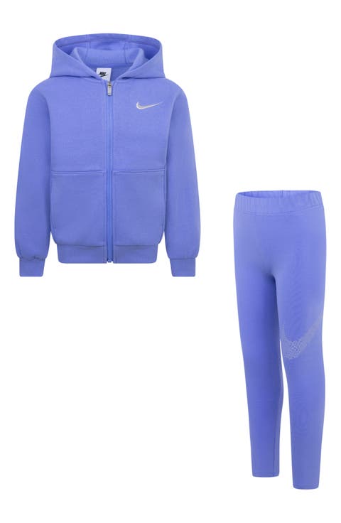 Kids' Shine Zip Hoodie & Leggings Set (Little Kid)