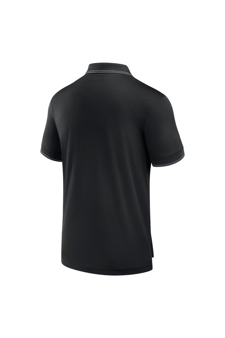 Men's Fanatics Signature Black San Francisco 49ers Pique Polo Shirt, Alternate, color, Black