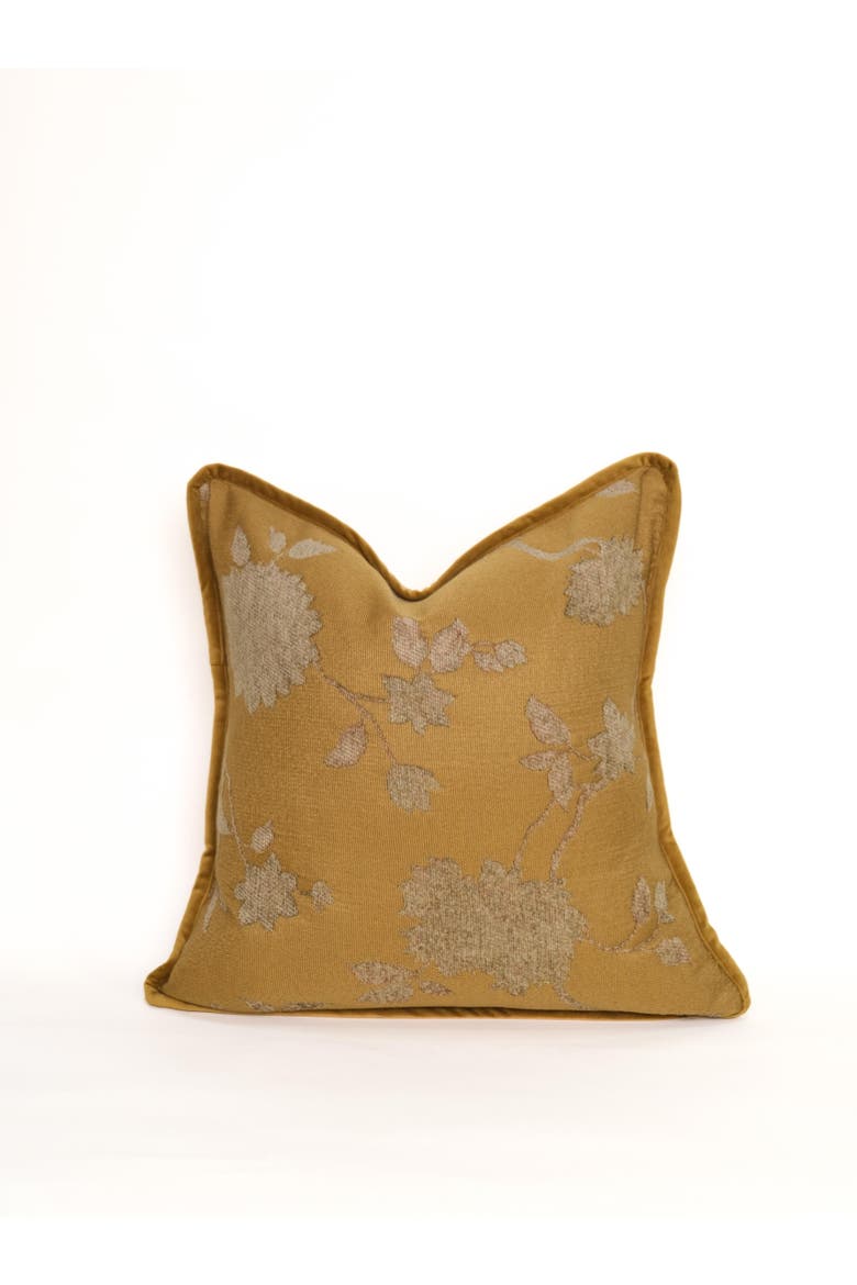 Charlotte Tapestry Pillow, Alternate, color, Beige