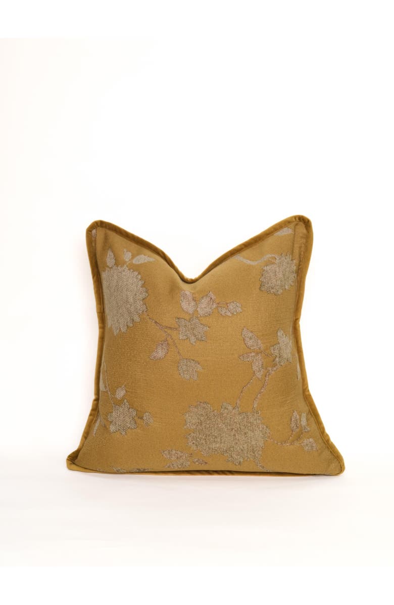 Twenty Third by Deanne Charlotte Tapestry Pillow, Alternate, color, Beige