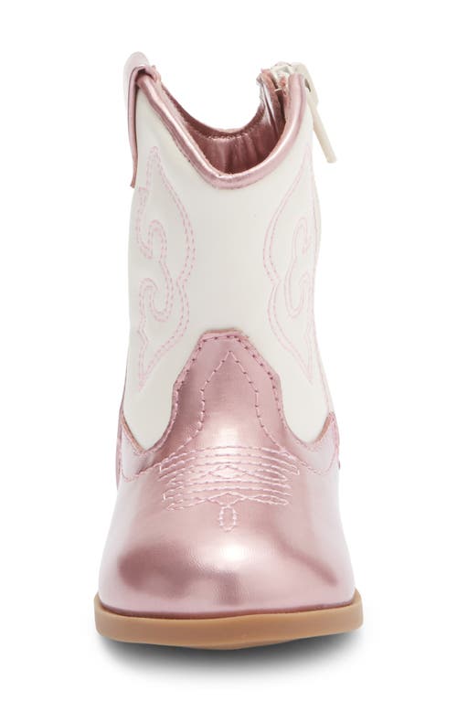 Harper Canyon Kids' Gabriela Western Bootie In Pink
