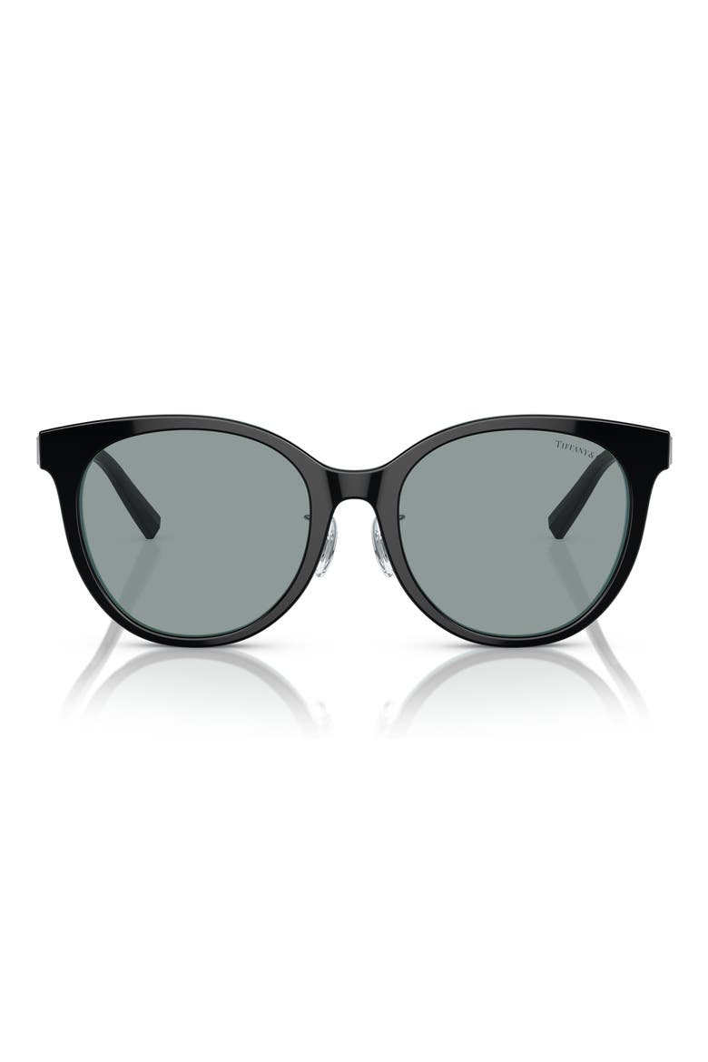 54mm Phantos Sunglasses, Main, color, BLACK TIFFANY BLUE / DARK GREY