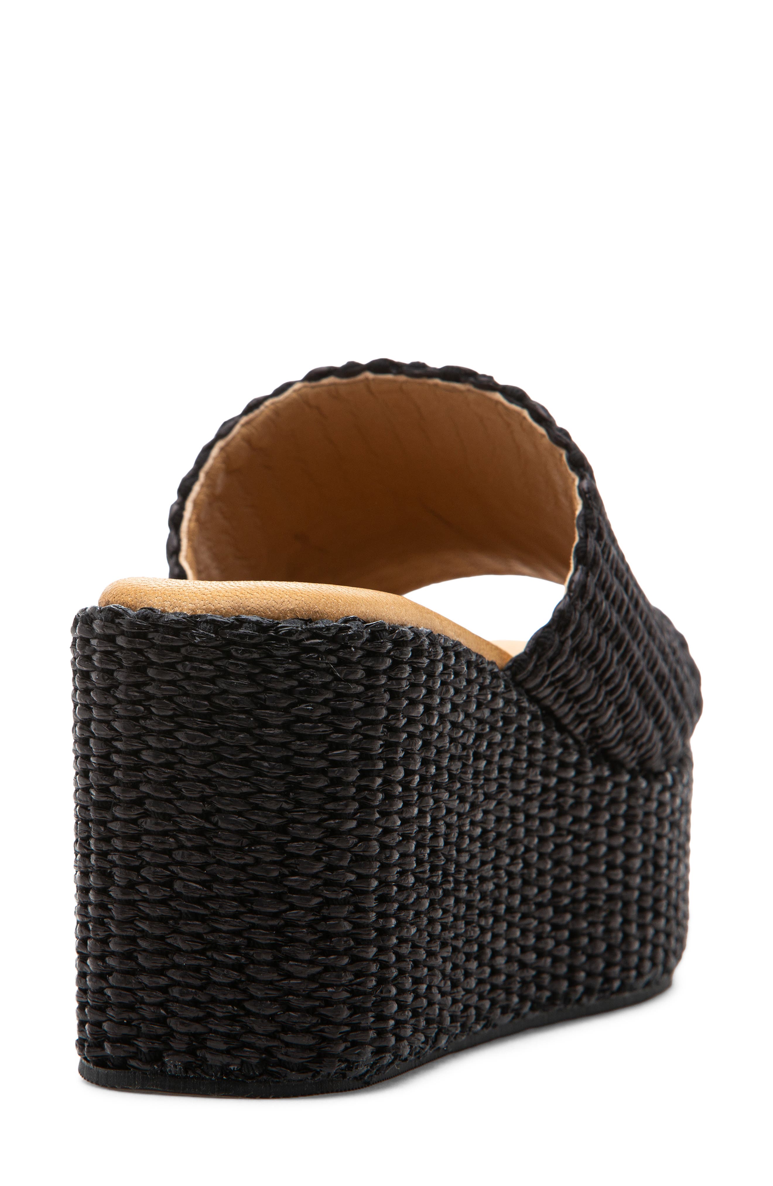 275 Central Sienna Platform Slide Sandal, Alternate, color, Black