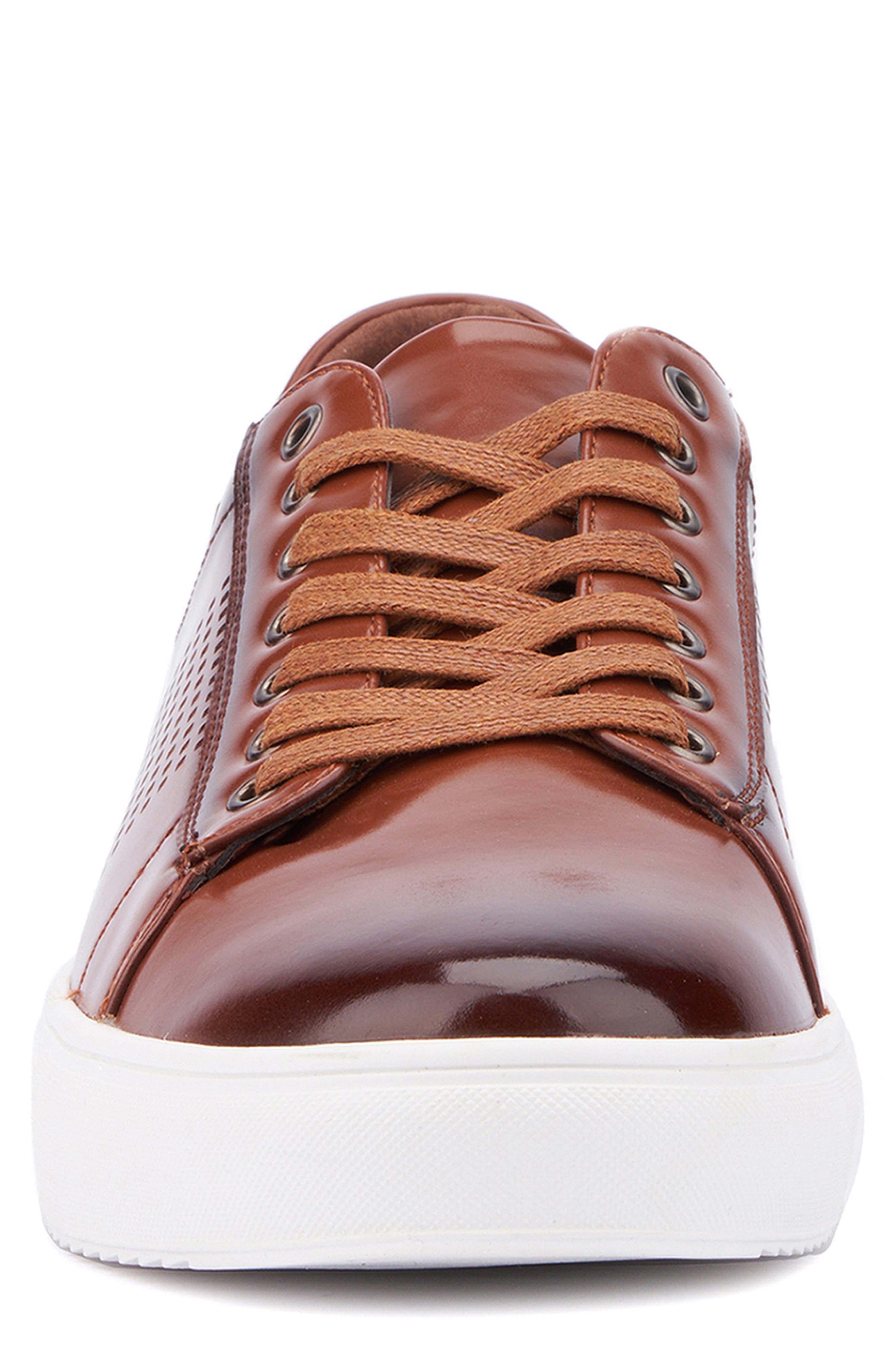 XRAY Bailey Faux Leather Sneaker, Alternate, color, Brown