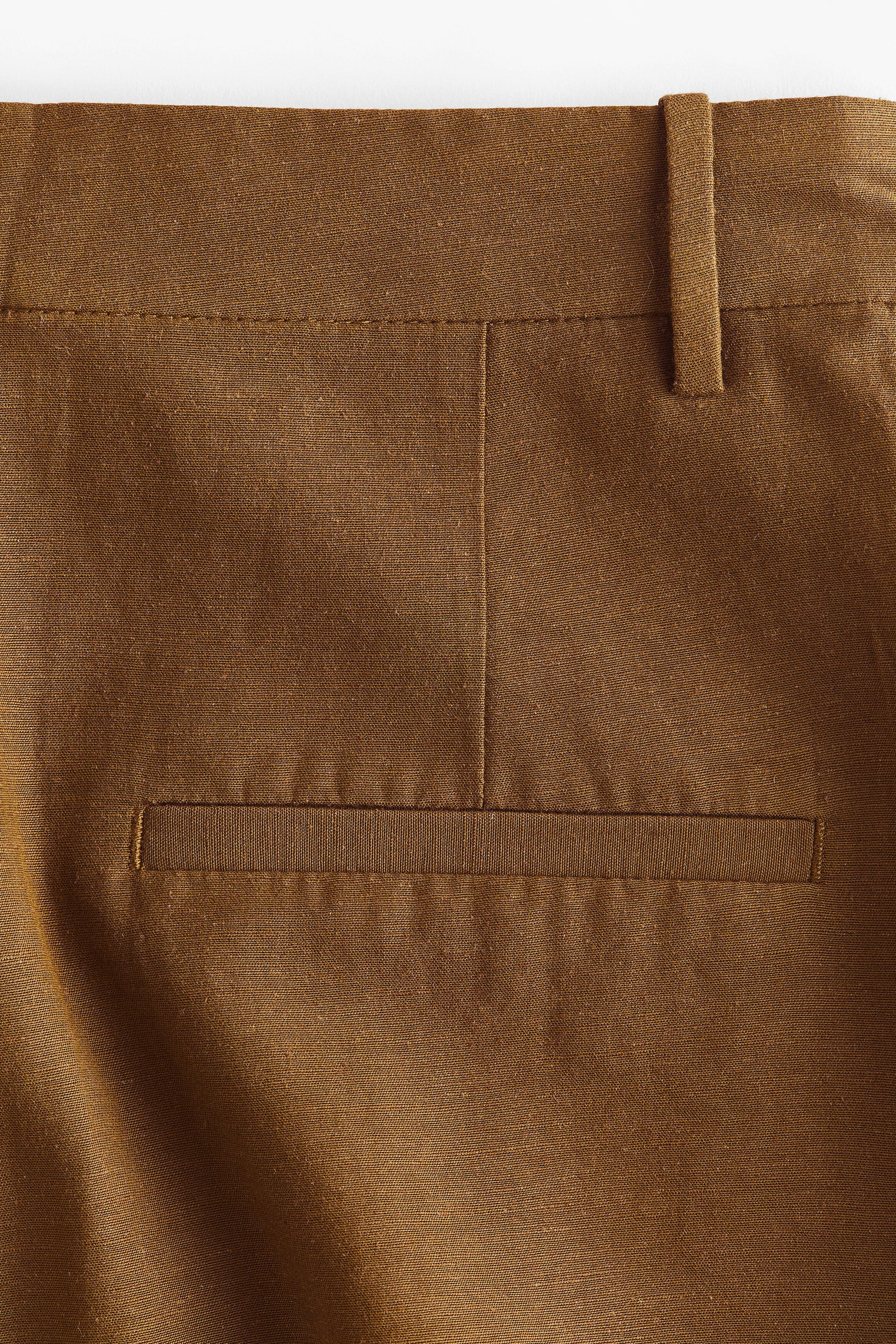 Dressy linen-blend shorts - image 4