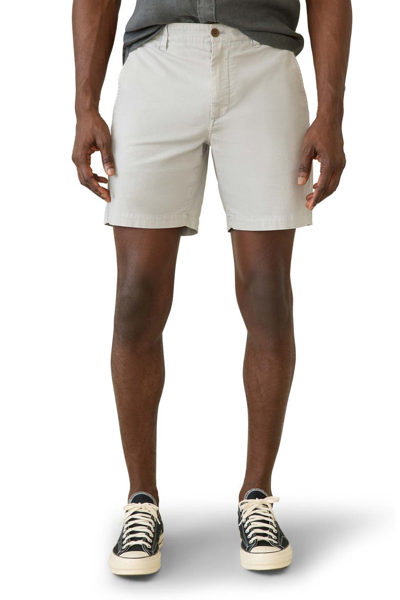 Essential 8-Inch Chino Shorts, Main, color, RAIN CLOUD
