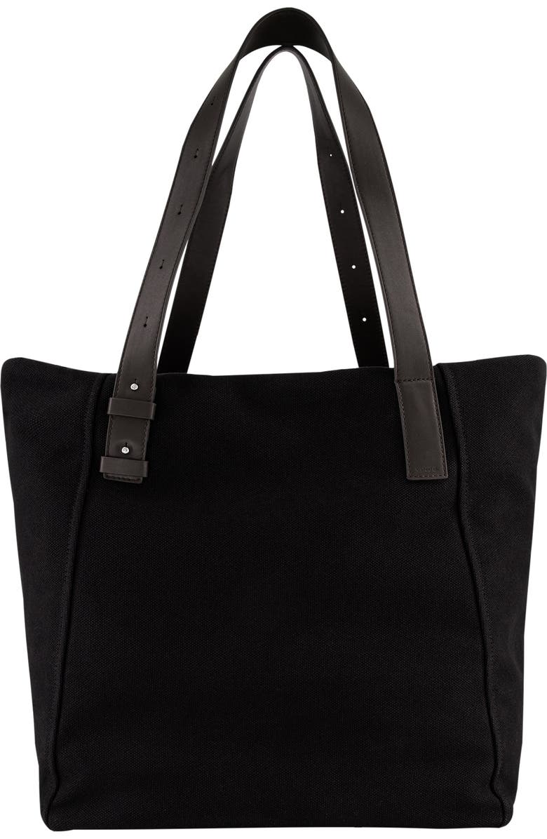 Vince Westmore XL Suede Tote, Main, color, Black