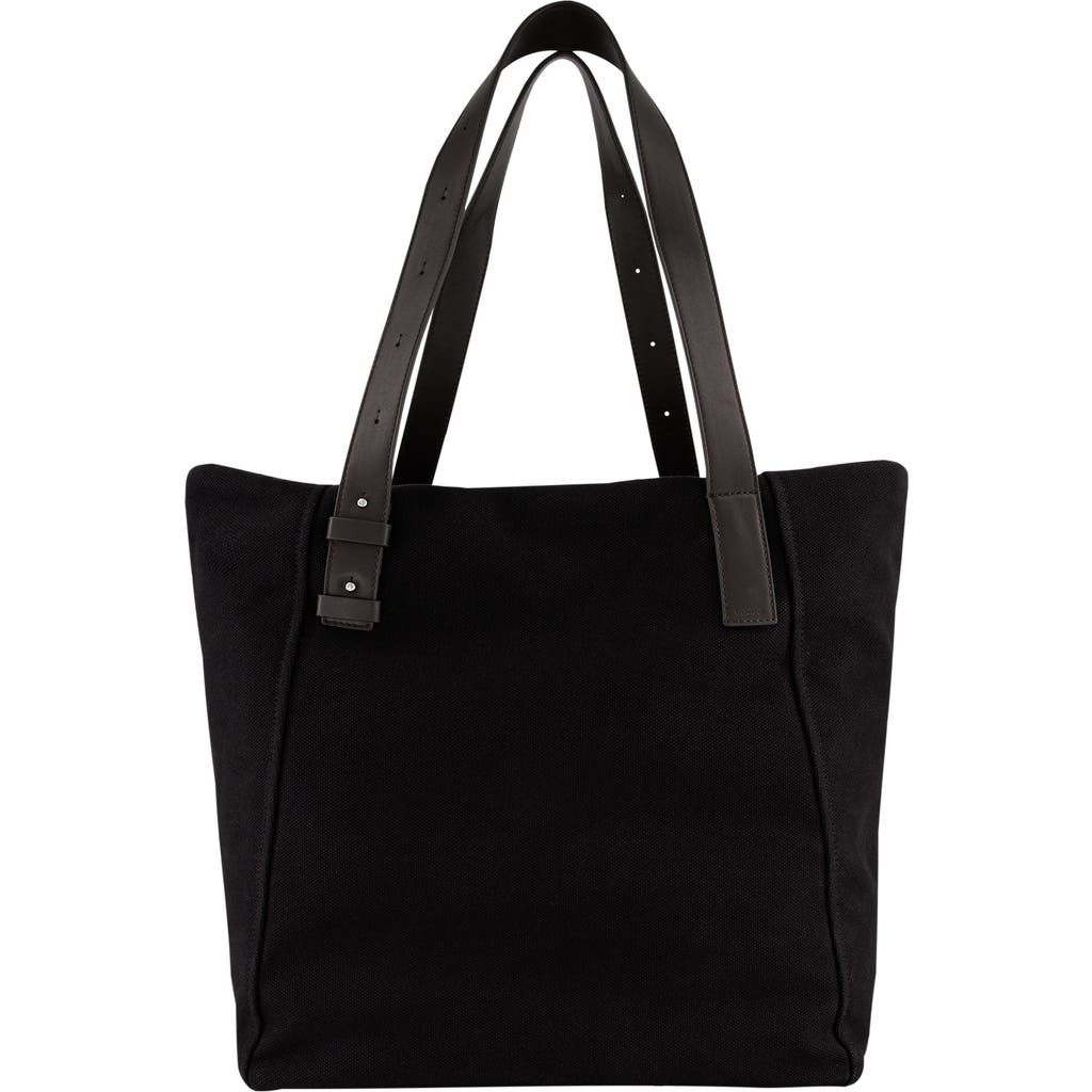 Vince Extra Large Canvas Tote In Black